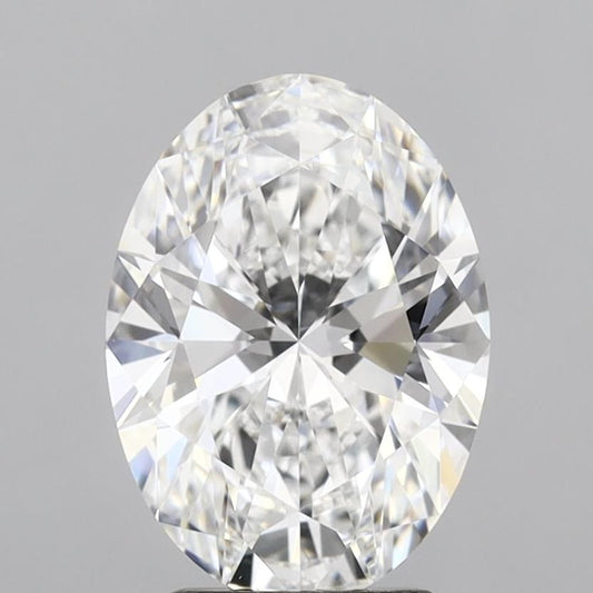 3.04 Carat D-VVS2 Oval Lab Diamond