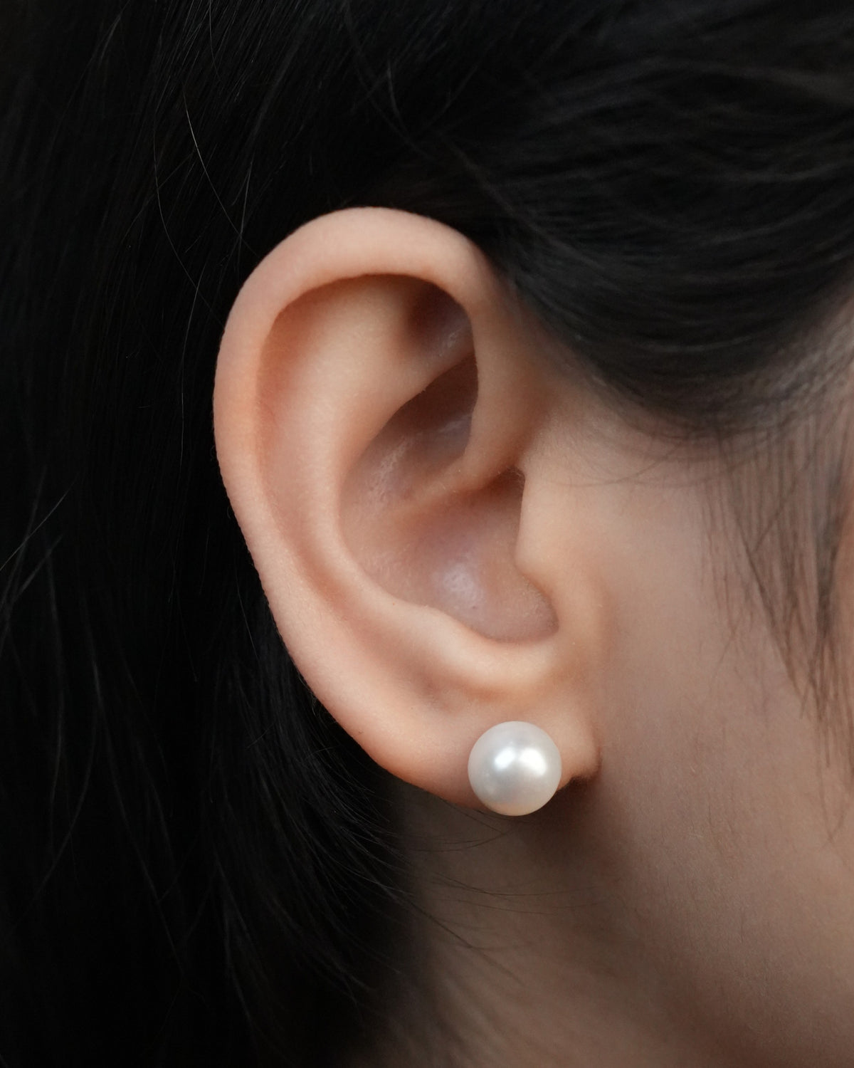 Freshwater Pearl Studs, 9K Yellow Gold, 8-8.5mm