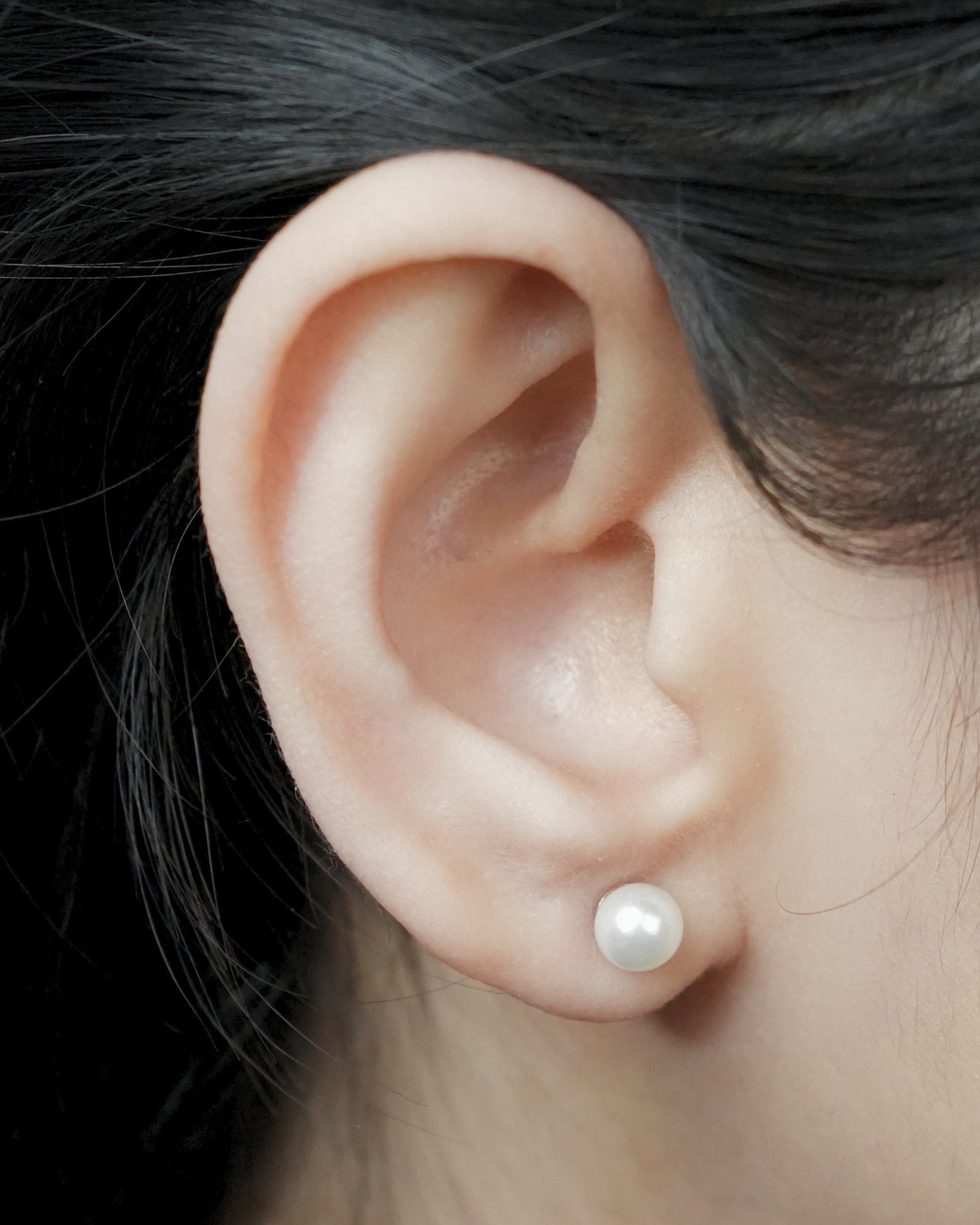 Akoya Cultured Pearl Studs, 18K Yellow Gold, 5.5-6mm