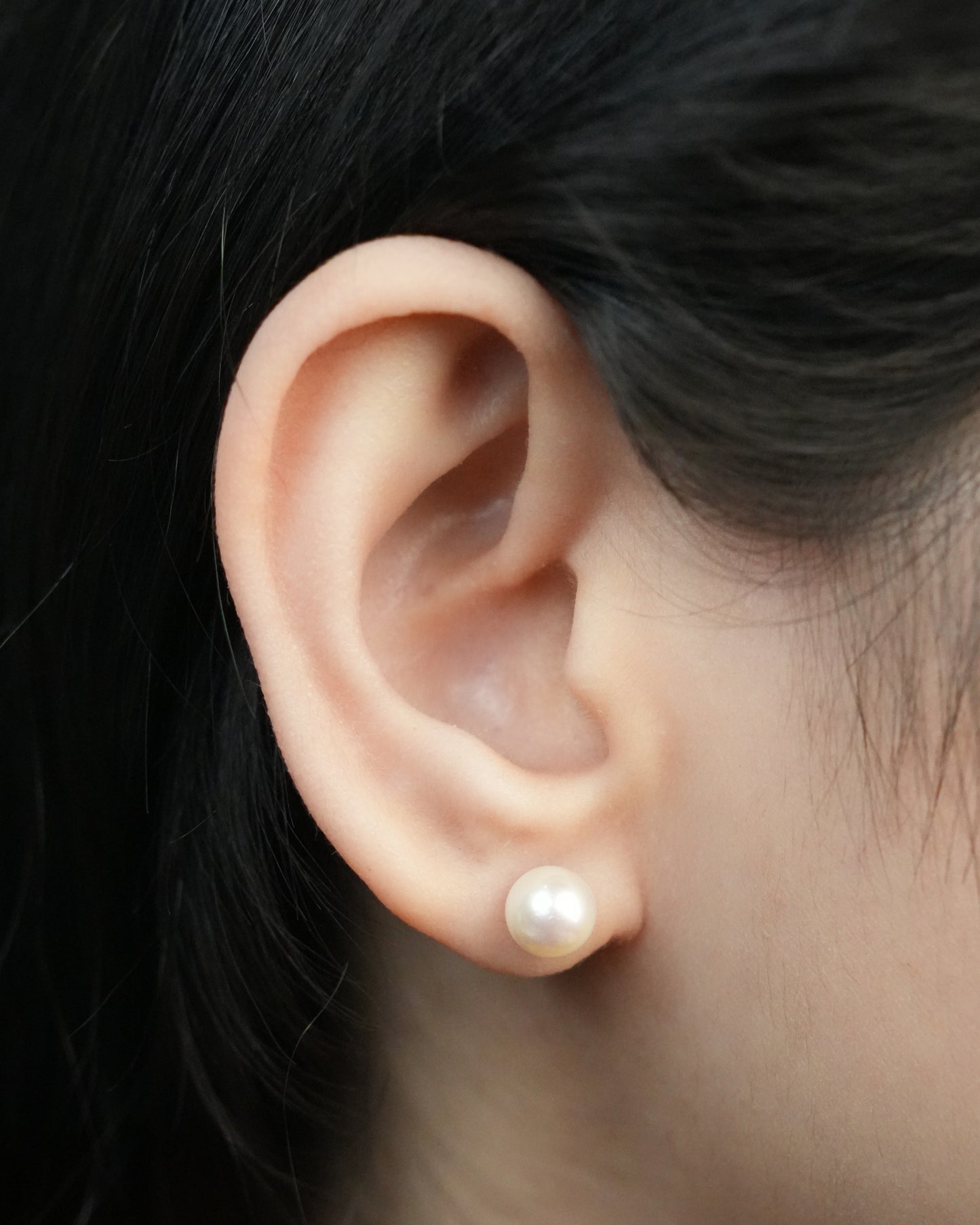 Akoya Pearl Studs, 9K White Gold, 6.5-7mm