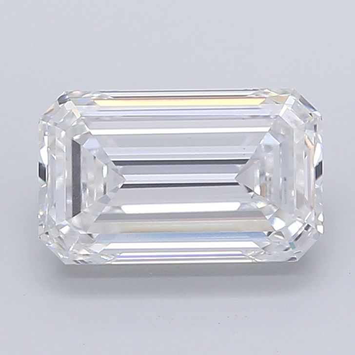 5.59 Carat D-VVS2 Emerald Lab Diamond