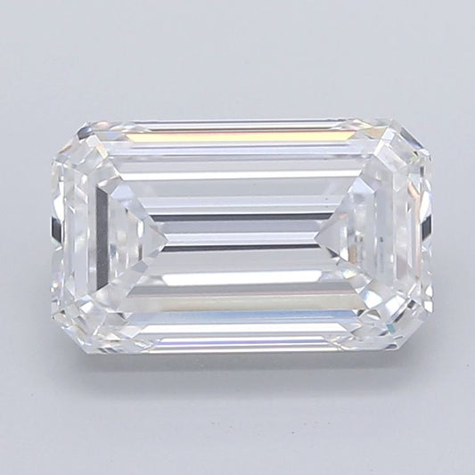 5.59 Carat D-VVS2 Emerald Lab Diamond