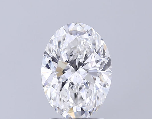 2.43 Carat E-VS1 Oval Lab Diamond