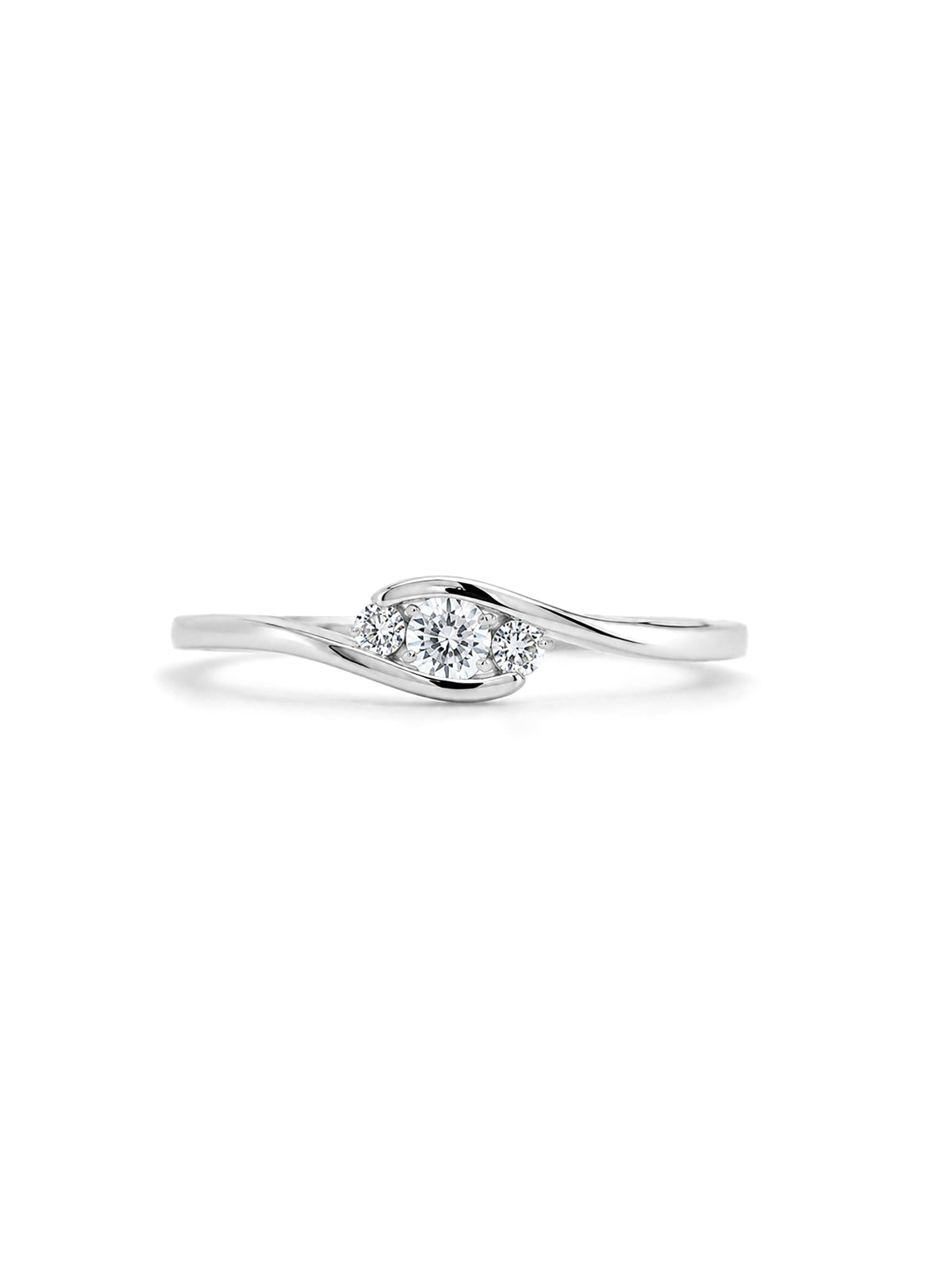 Lab Grown Diamond Set Dress Ring, Sterling Silver
