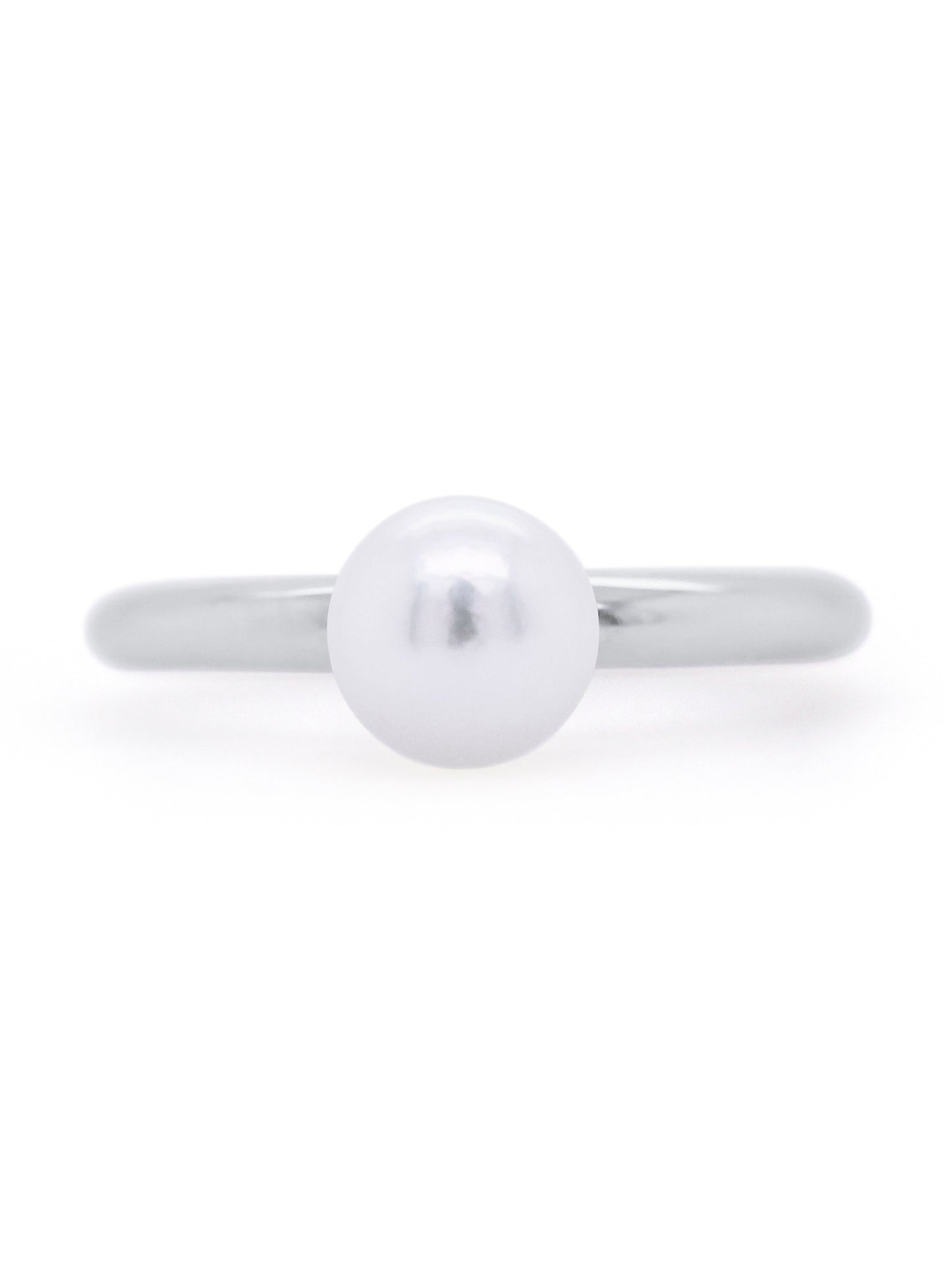 Akoya Cultured Pearl Ring, 9K White Gold