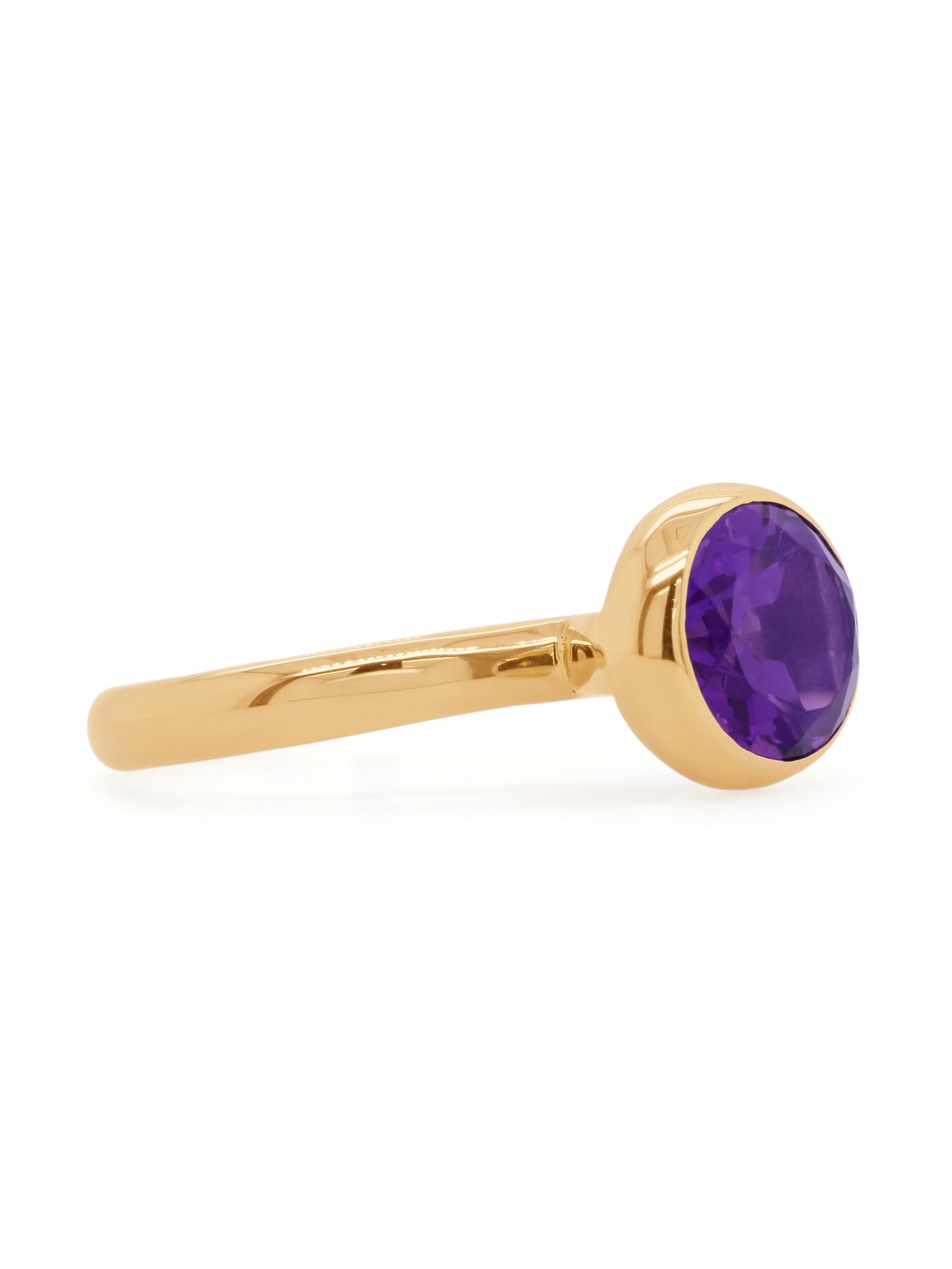 Amethyst Ring, 9K Yellow Gold