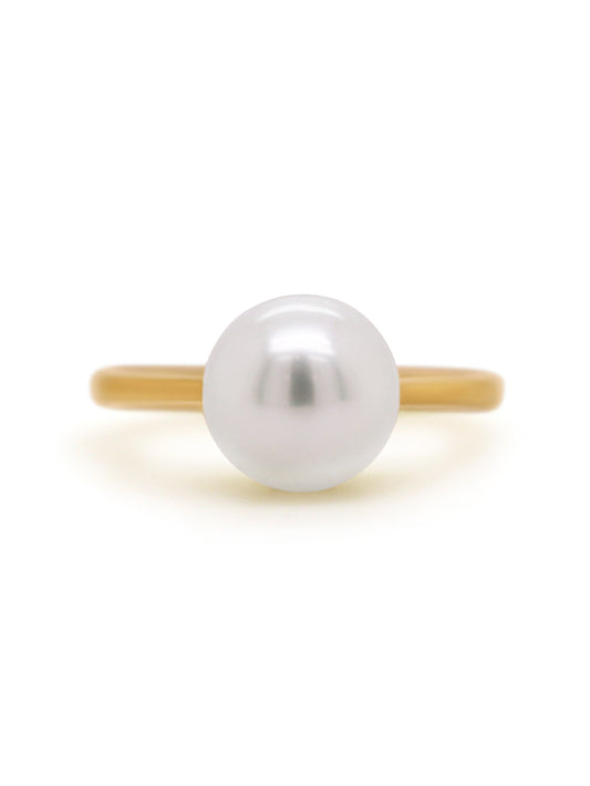 11mm South Sea Pearl 9K YG Ring.