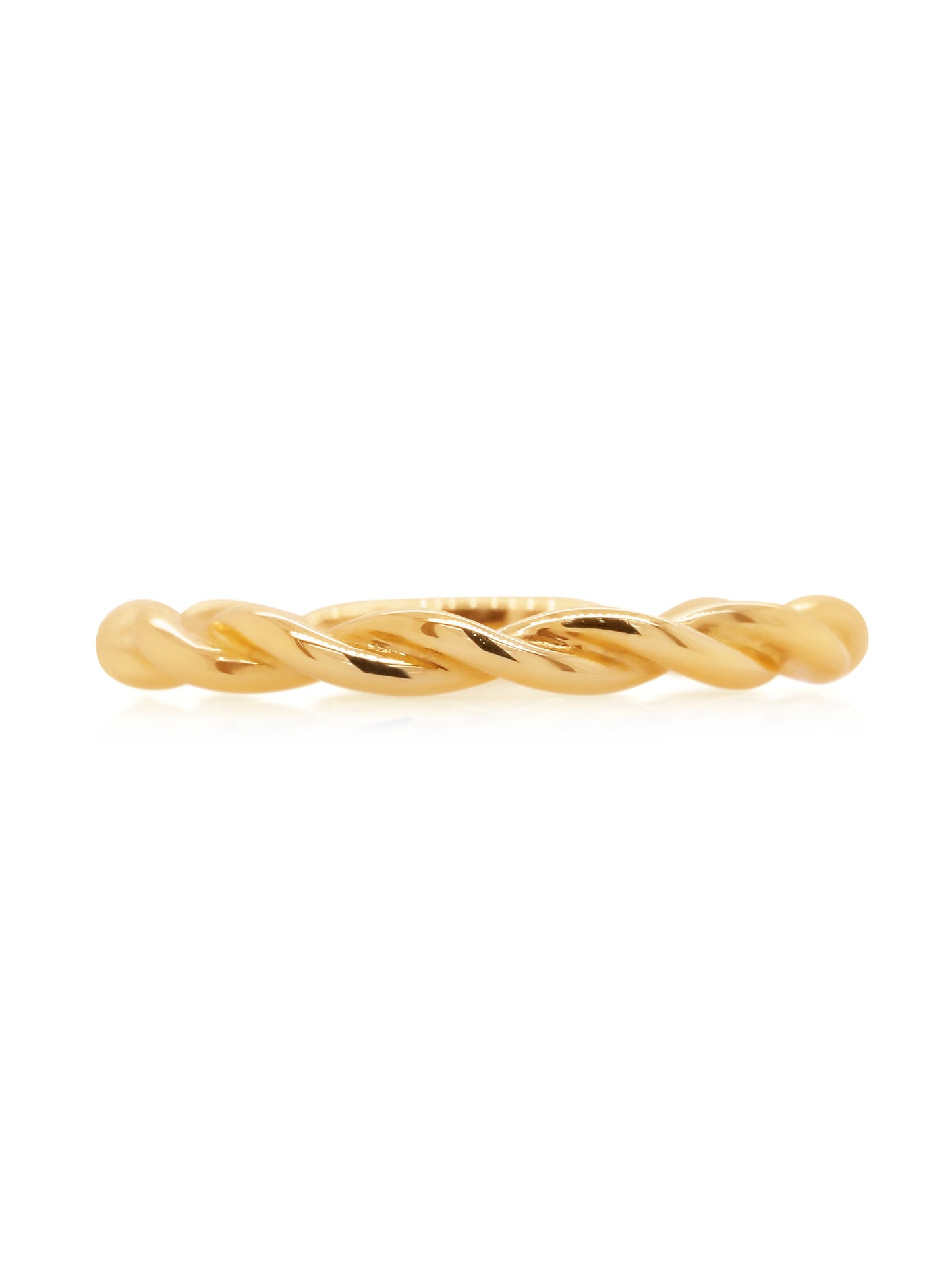 Twist Style Ring in 18 Carat Yellow Gold