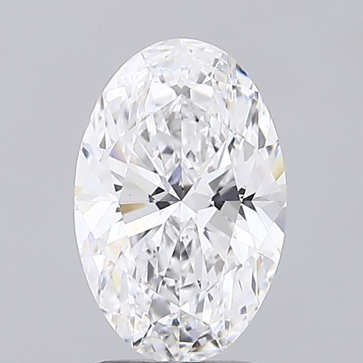 2.03 Carat D-VVS2 Oval Lab Diamond