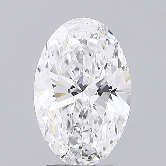 2.03 Carat D-VVS2 Oval Lab Diamond