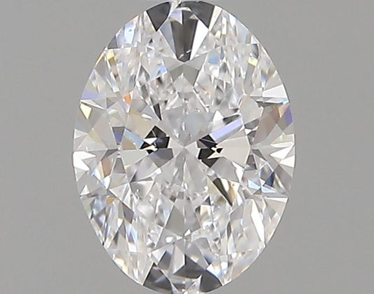0.9 Carat D-SI1 Oval Cut Diamond