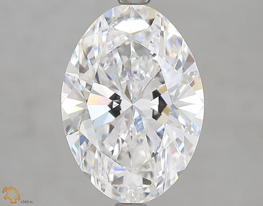 3.02 Carat D-VS1 Oval Lab Diamond