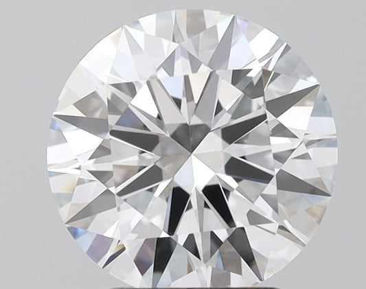 3.05 Carat D-VVS2 Round Lab Diamond