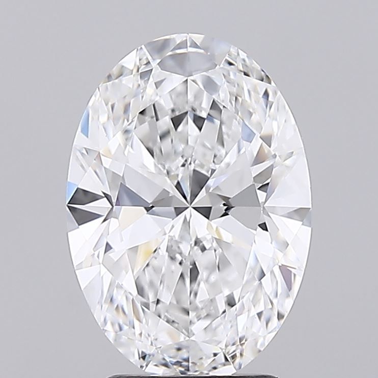 2.68 Carat D-VVS2 Oval Lab Diamond