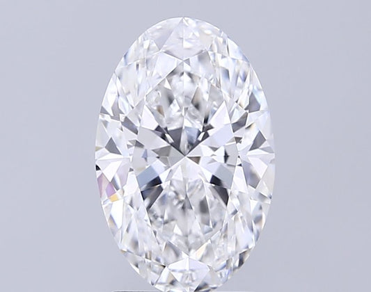 2.53 Carat E-VS1 Oval Lab Diamond
