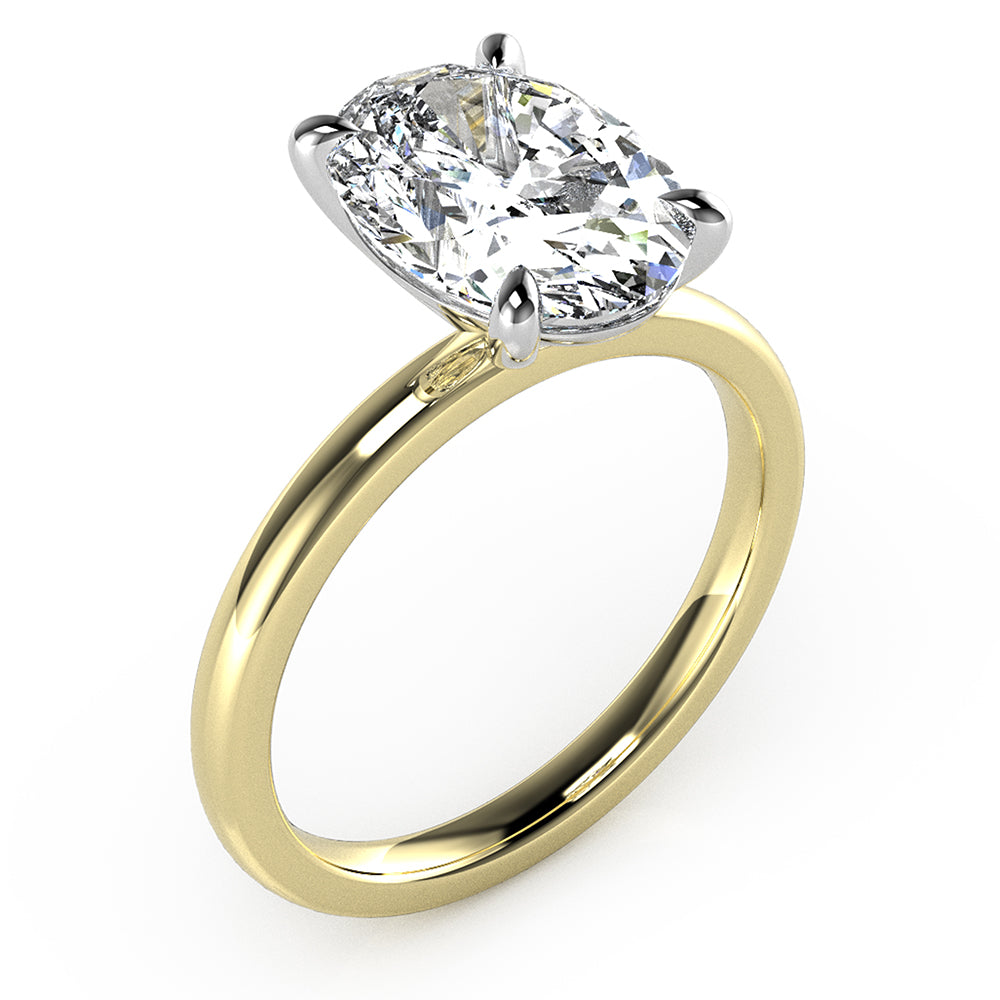 Cox Rings Sue-Oval Cut Solitaire Ring Setting. – G.W Cox My Jeweller