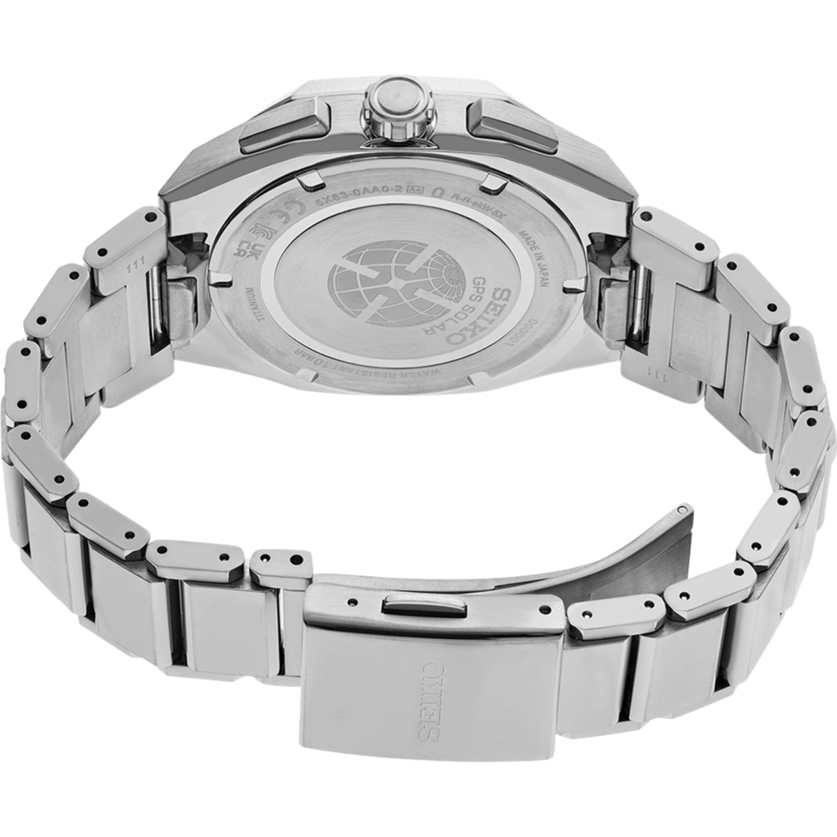 HAB001J Astron Solar Dual Time, Bracelet Band