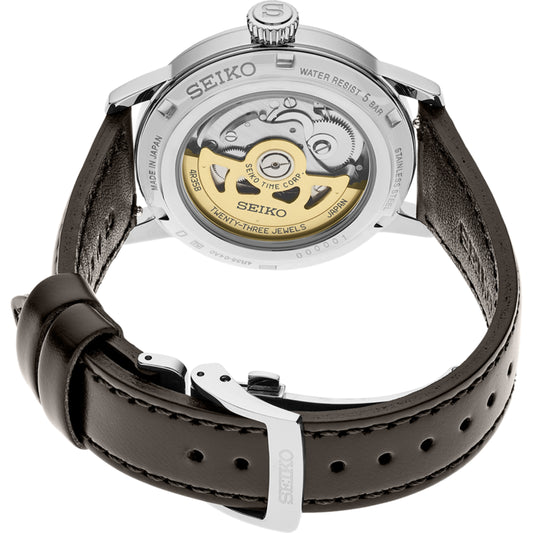 HCB003J Seiko Presage Automatic Dress, Leather Strap