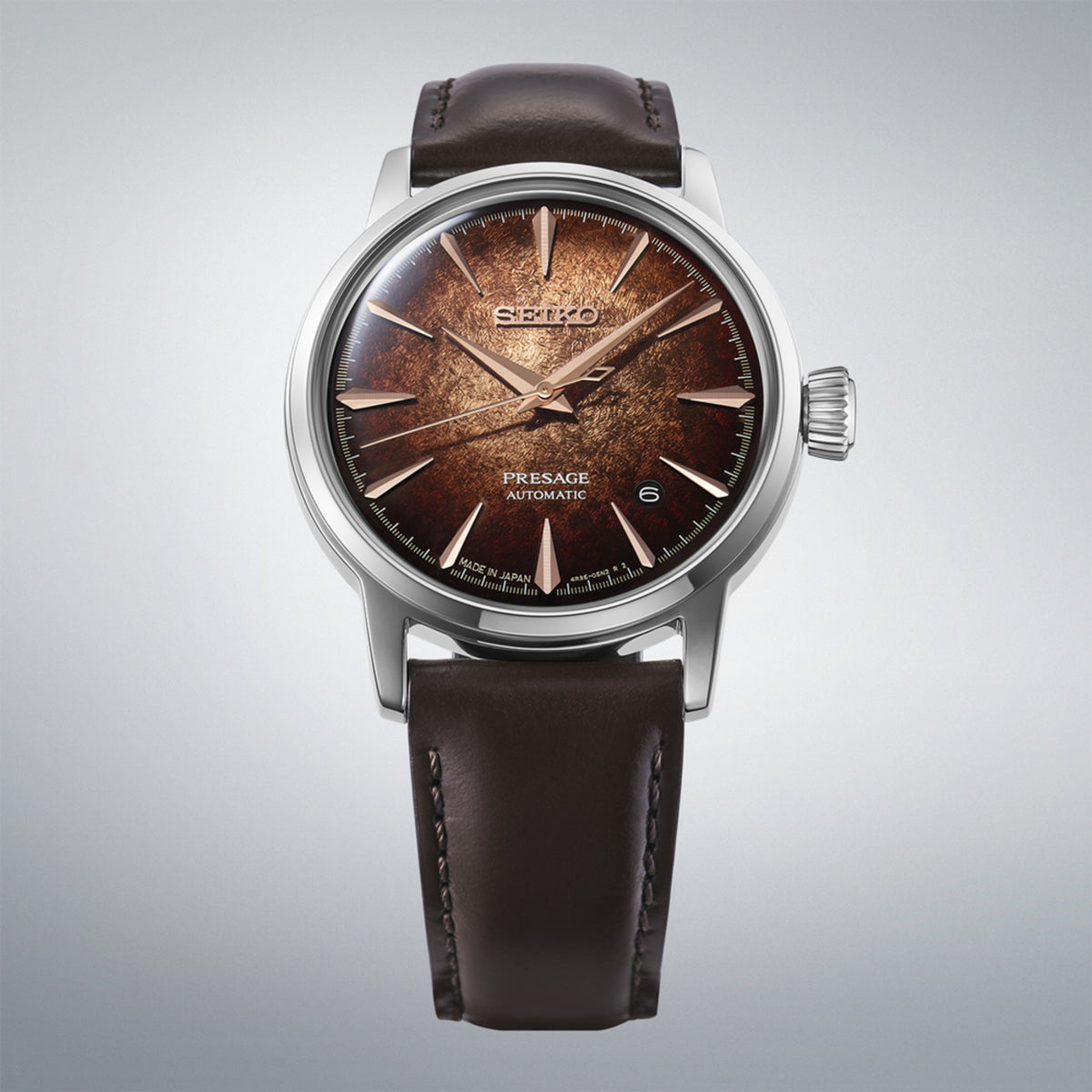 HCB003J Seiko Presage Automatic Dress, Leather Strap