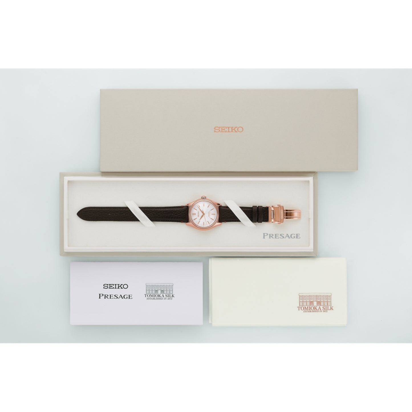 Seiko Presage Ltd Edition, "Tomioka Silk Promotion Organisation"