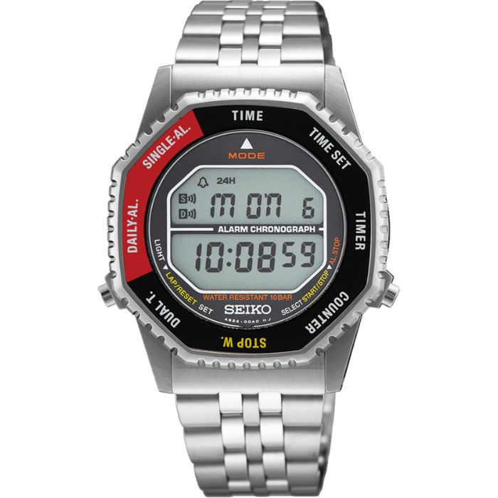 SMGG19P Seiko Digital Watch, Bracelet Band