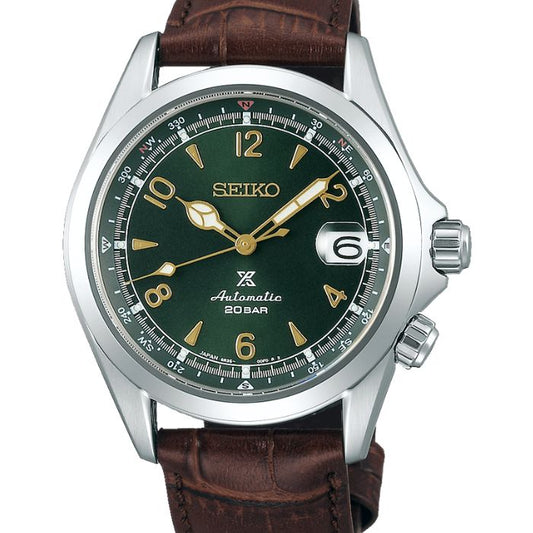 Seiko SPB121J Prospex Alpinist Green automatic, 200m WR