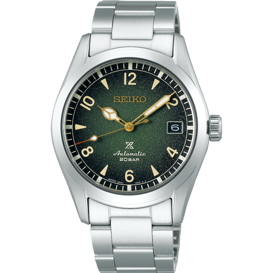 Seiko SPB155J1 Prospex Mens Steel automatic bracelet watch.
