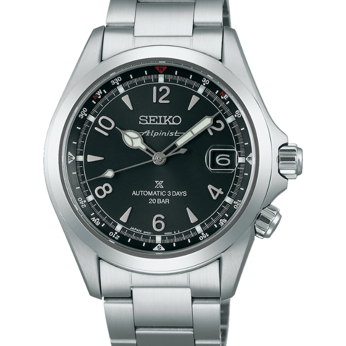 Seiko SPB505J Prospex Alpinist Automatic Black Dial, Bracelet Band