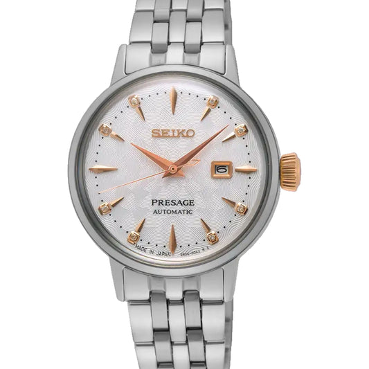 Seiko SRE009J Diamond Set Presage, Bracelet Band