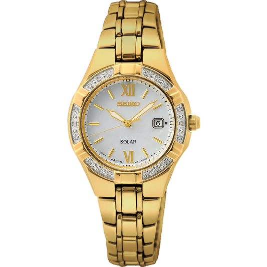 Seiko SUT428P Diamond Set Ladies Watch.