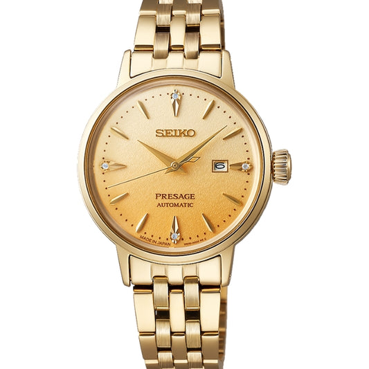 Seiko SRE018J GP Diamond Set Presage, Bracelet Band