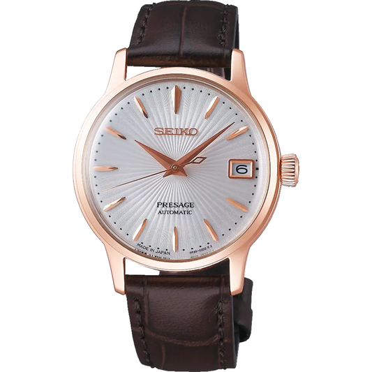 Seiko SRP852J Presage Automatic Date, Leather Band