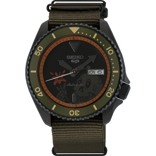 Seiko 5 SRPL27K Kentaro Yoshida Limited Edition, Olive