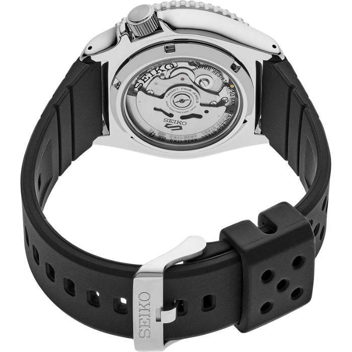 Seiko 5 SRPL87K Sports, Silicone strap