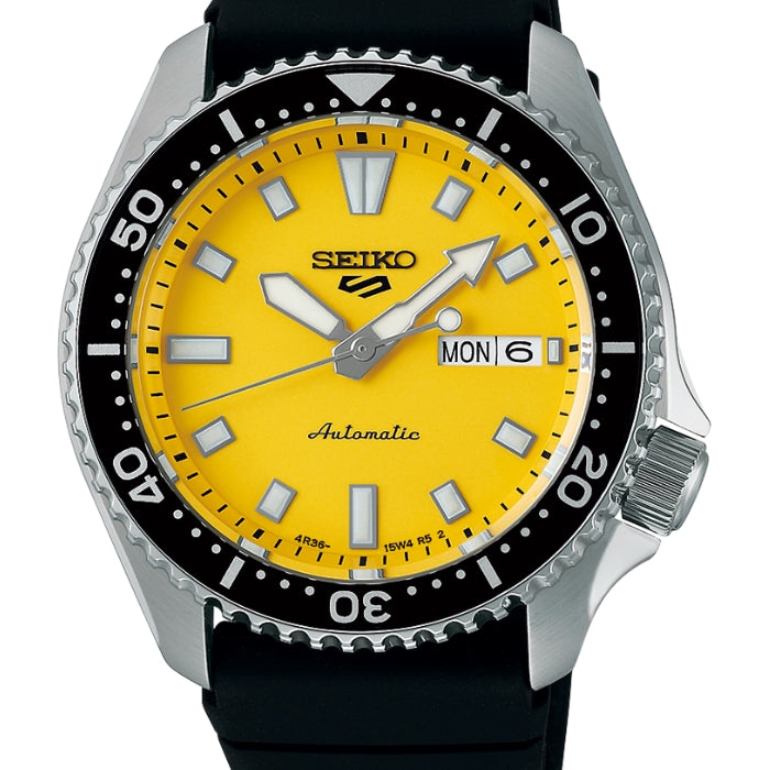 Seiko 5 SRPL87K Sports, Silicone strap