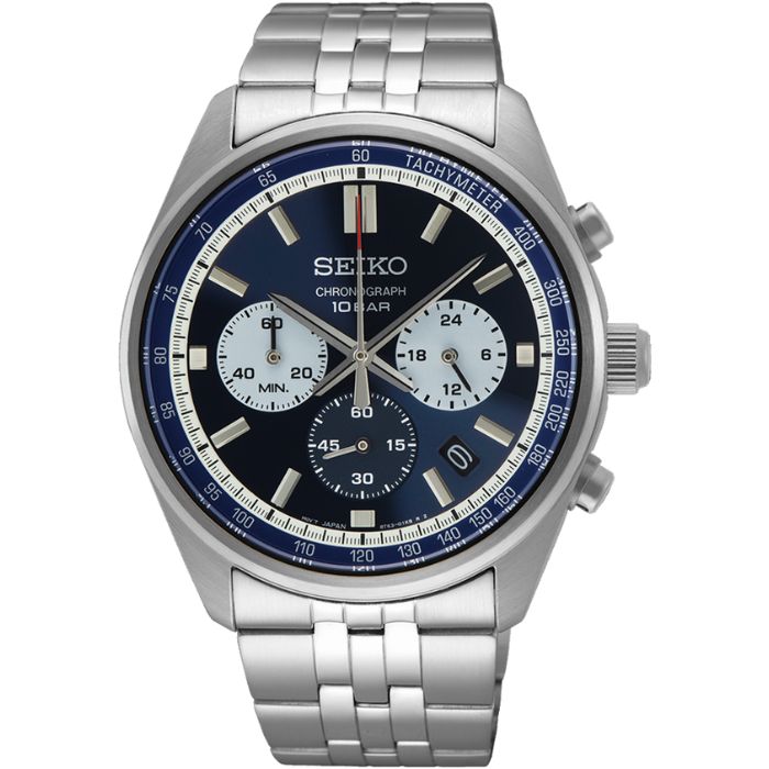 Seiko SSB427P Discover More Chronograph, Bracelet Band