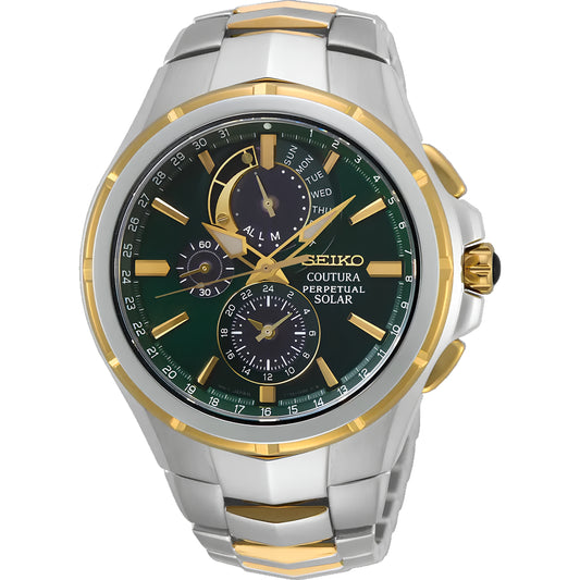 Seiko Coutura SSC764P Solar perpetual, bracelet band