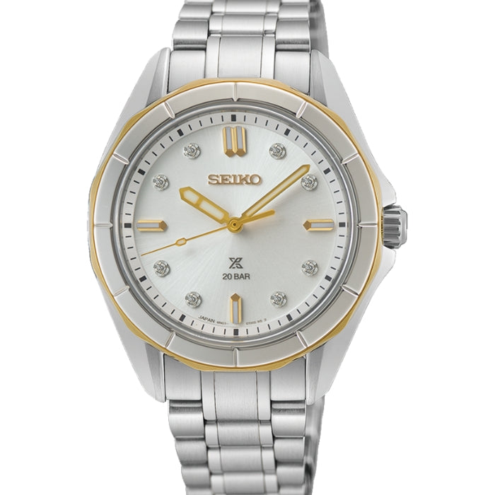 Seiko SUR618J 2Tone Ladies Prospex Sea, Bracelet Band