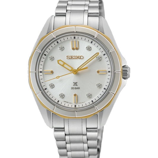 Seiko SUR618J 2Tone Ladies Prospex Sea, Bracelet Band