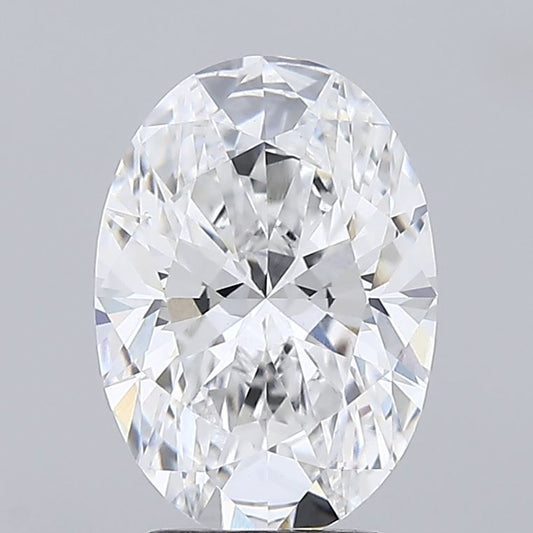 3.02 Carat E-VS1 Oval Lab Diamond