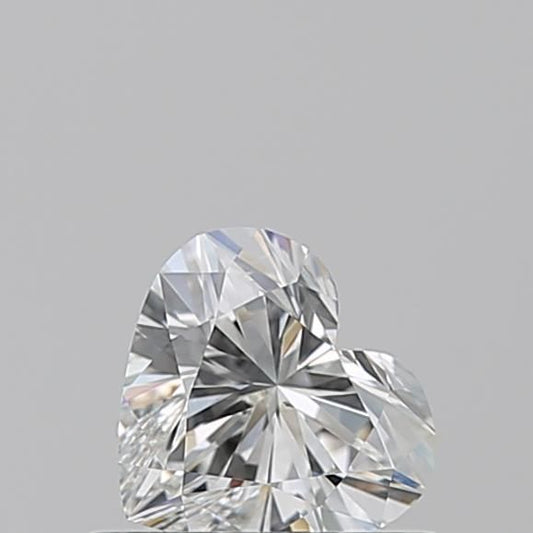 0.51 Carat H-VS2 Heart Cut Diamond